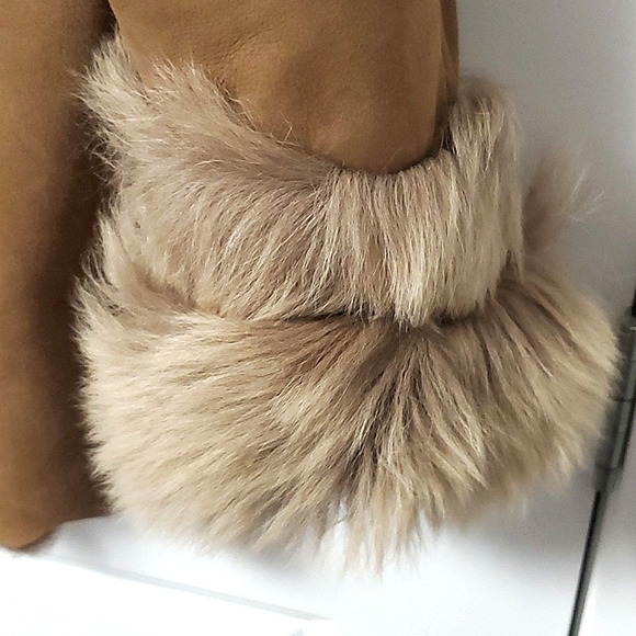 Shearling sheepskin winter coat - Picture 4 of 7